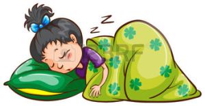 32853599-illustration-d-une-jeune-fille-dormir--poings-ferm-s-sur-un-fond-blanc