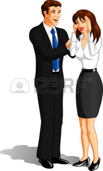 23289637-vector-illustration-d-un-homme-d-affaires-calmer-un-secr-taire-en-baisse