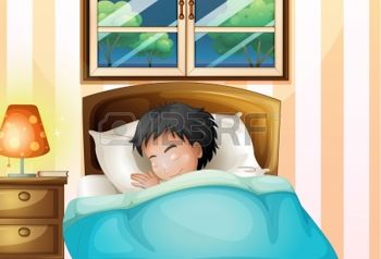 21658875-illustration-d-un-gar-on-de-dormir--poings-ferm-s-dans-sa-chambre